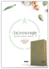 CSB (in)courage Devotional Bible - Leathersoft Sage Thumb Index (Indexed)